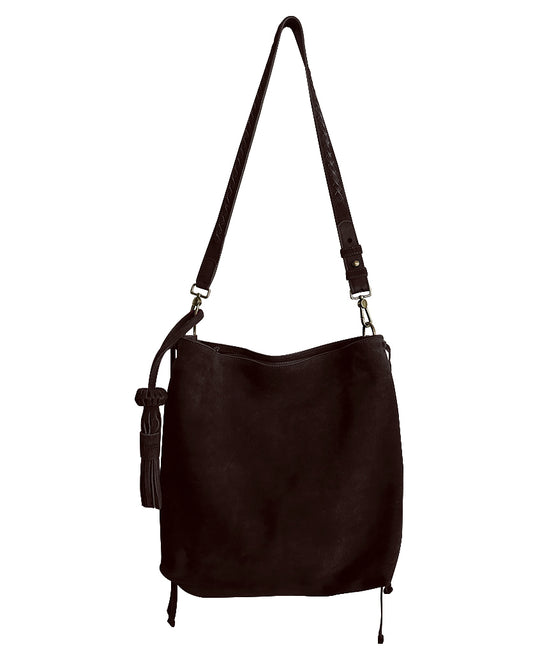 Boho Suede Shoulder Bag
