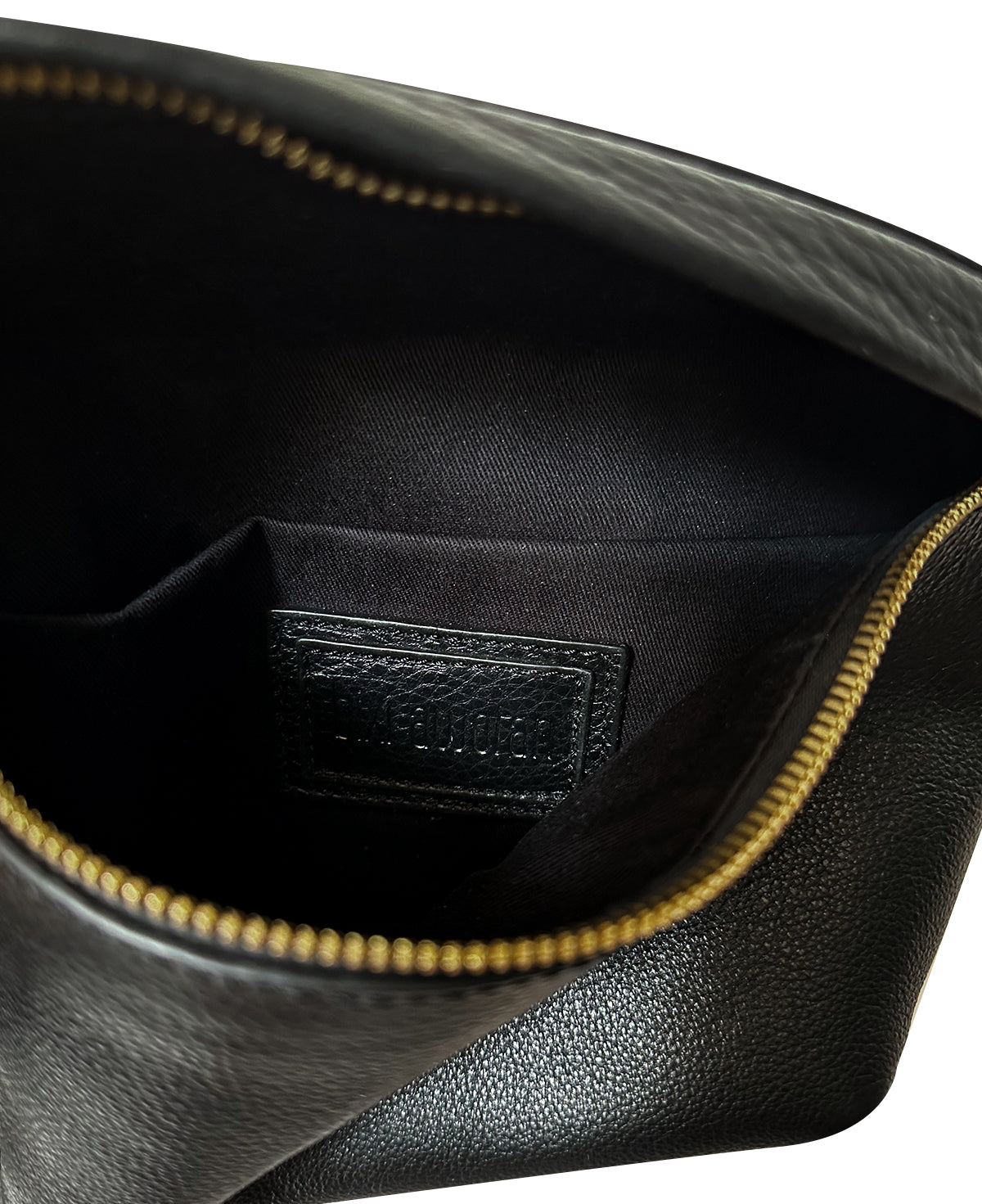 All Black Soft Leather Sling Bag