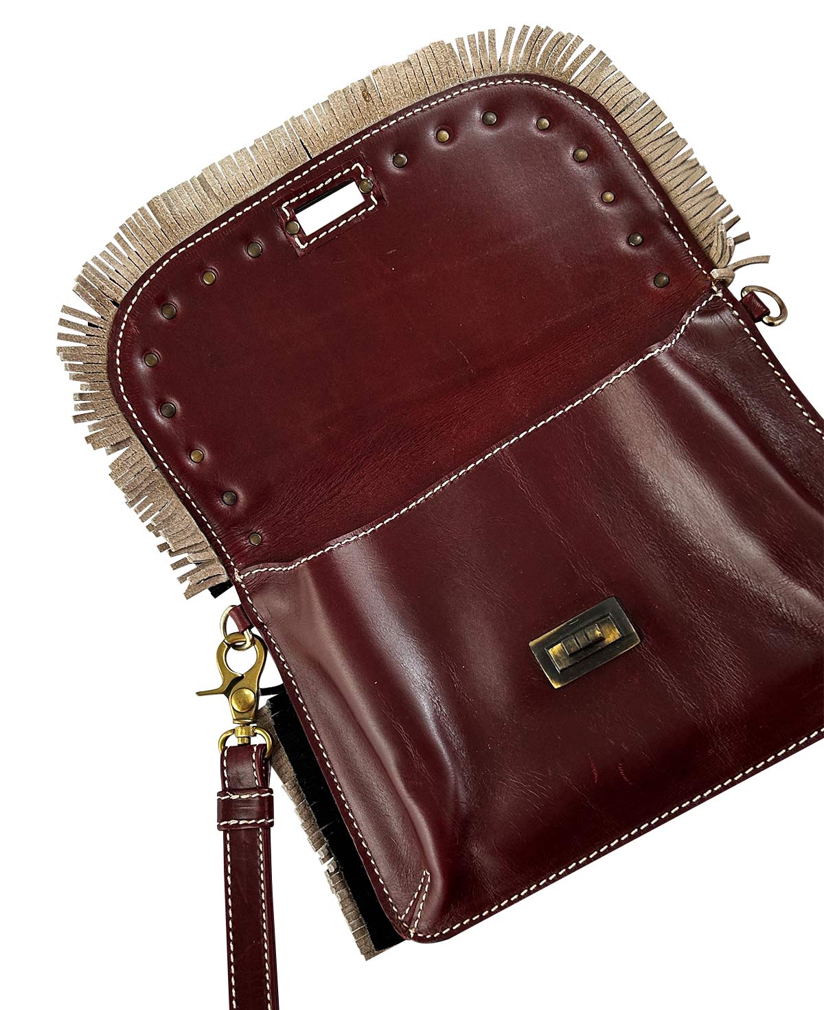 Bolsa de piel cognac - Ureque Ed. Limitada