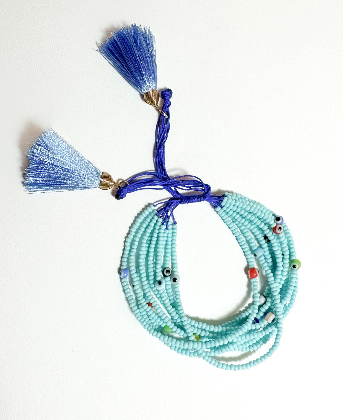 Turquoise Beaded Stacked Bracelet Set