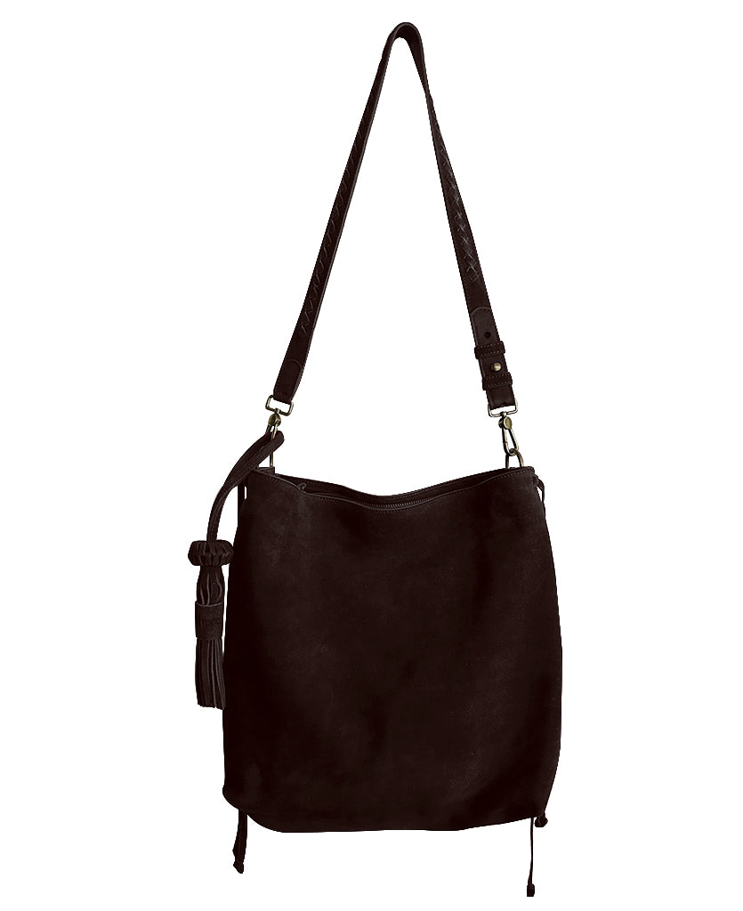 Boho Suede Shoulder Bag