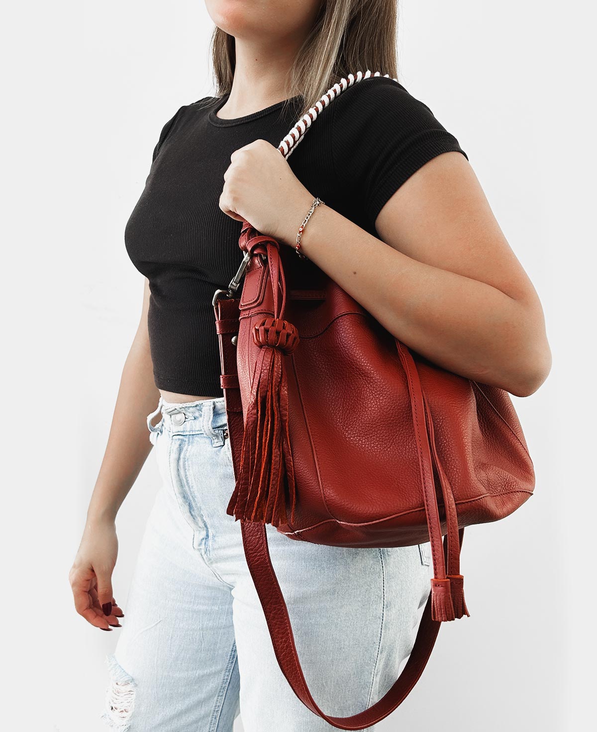 Bucket Bag Joce Cognac Leather Bag