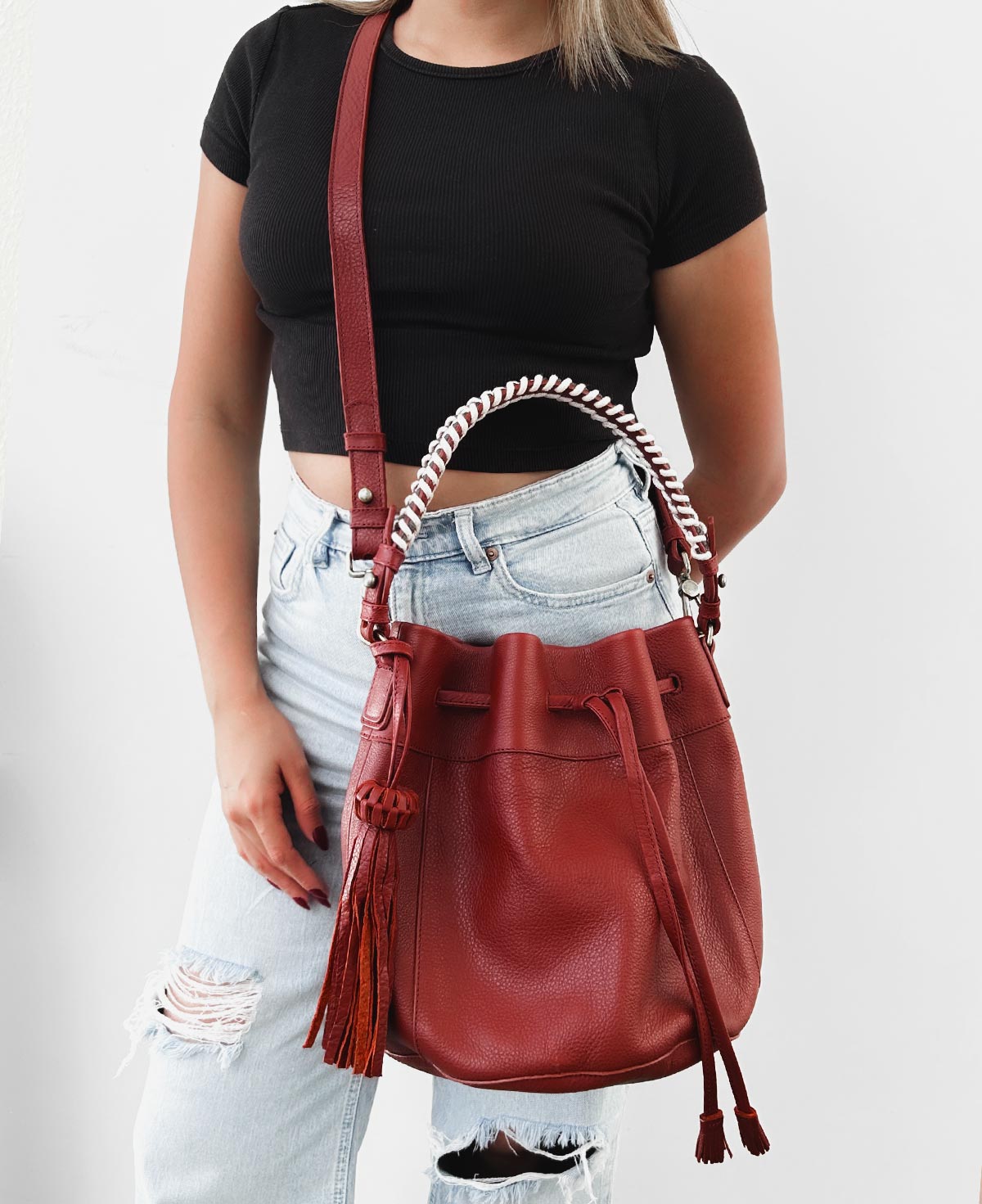 Bucket Bag Joce Cognac Leather Bag