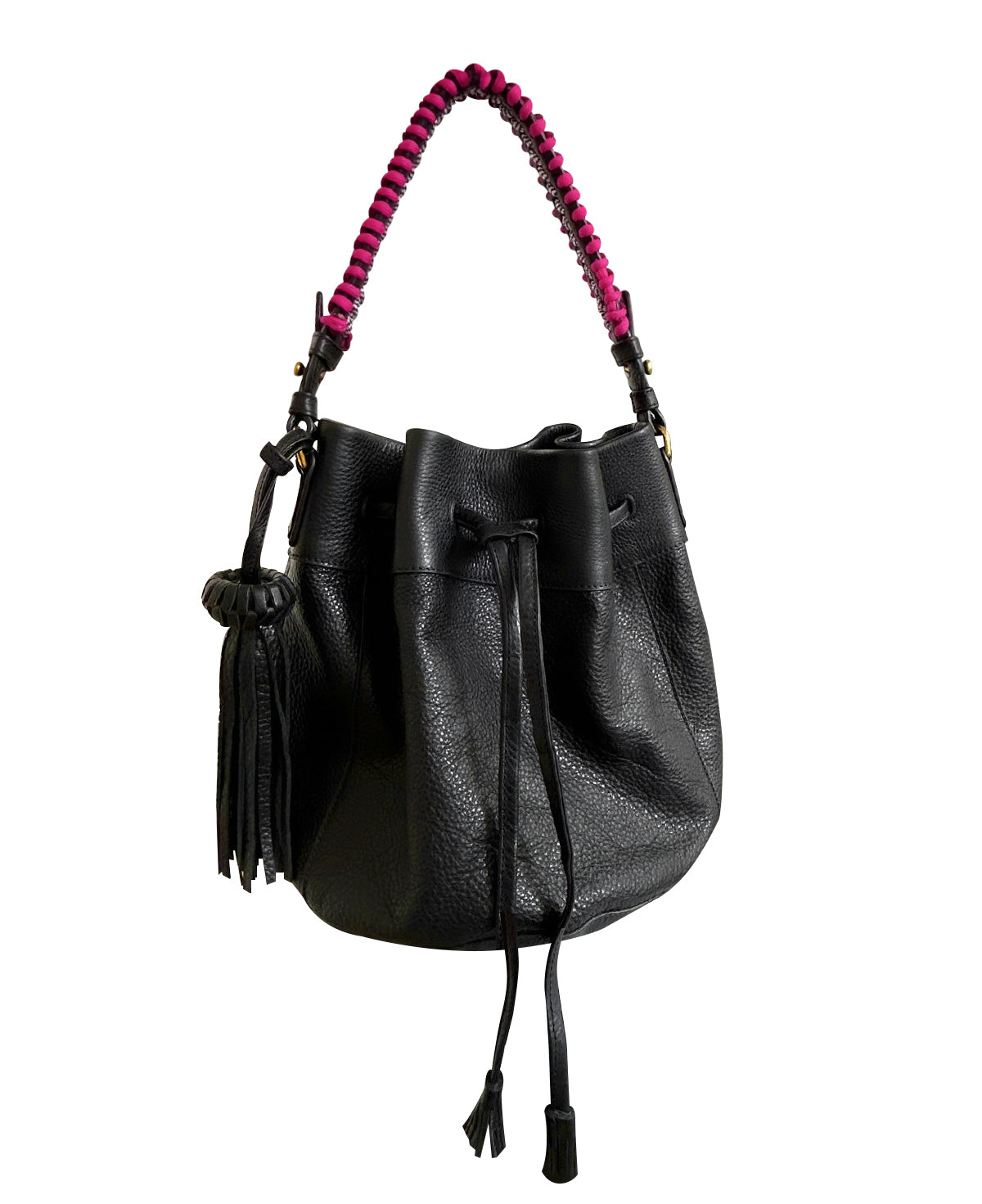 Bucket Bag Joce Black Leather Bag