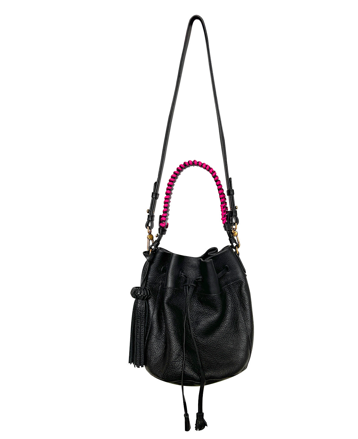 Bucket Bag Joce Black Leather Bag