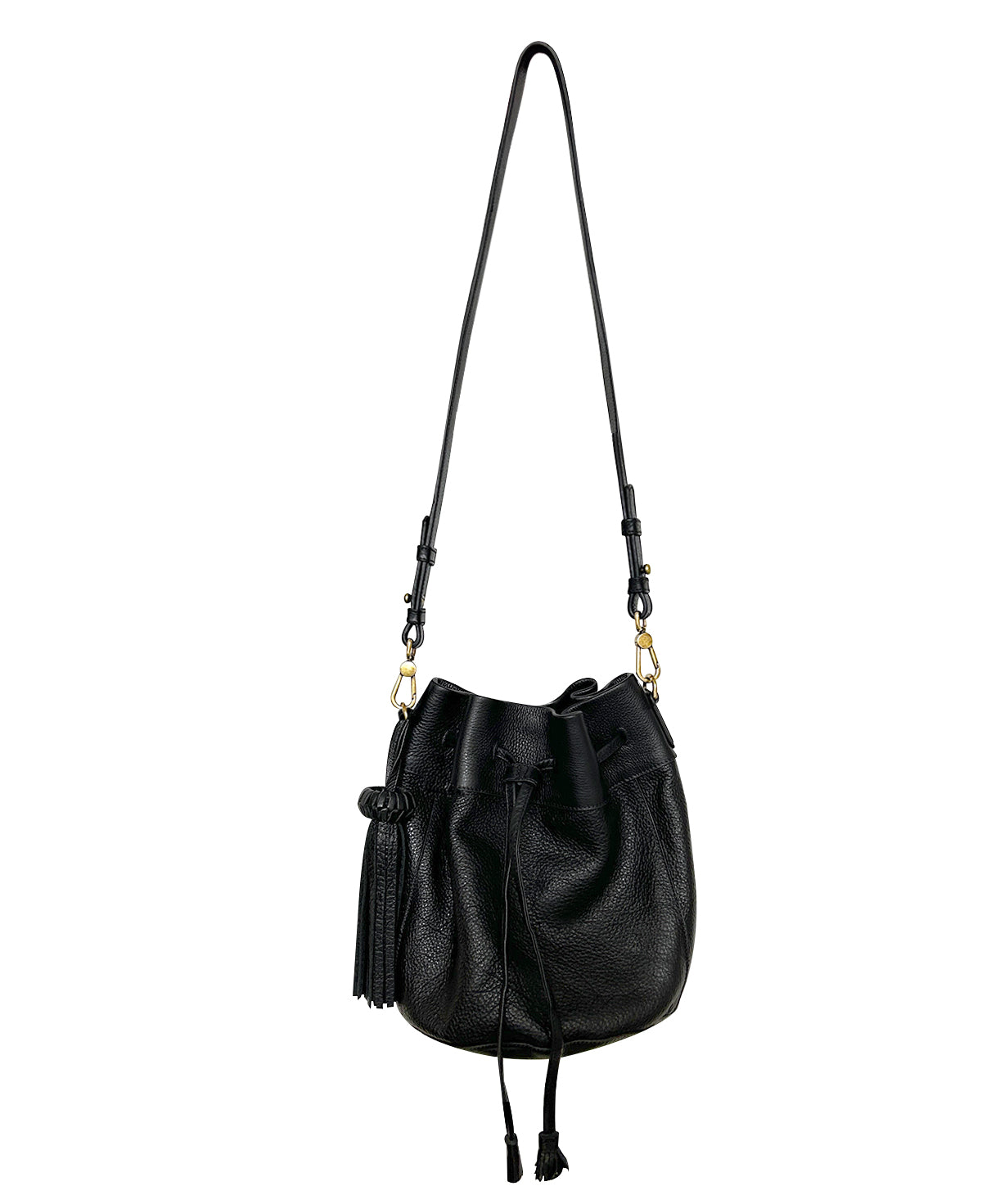 Bucket Bag Joce Black Leather Bag