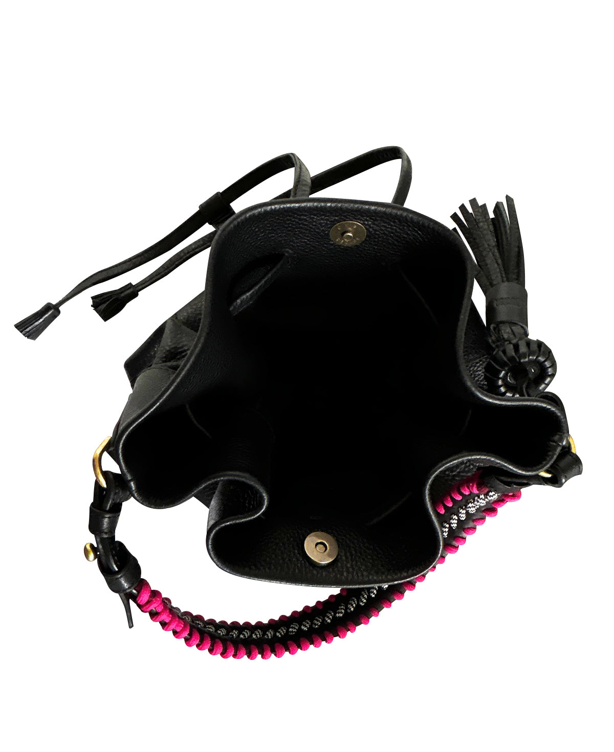 Bucket Bag Joce Black Leather Bag