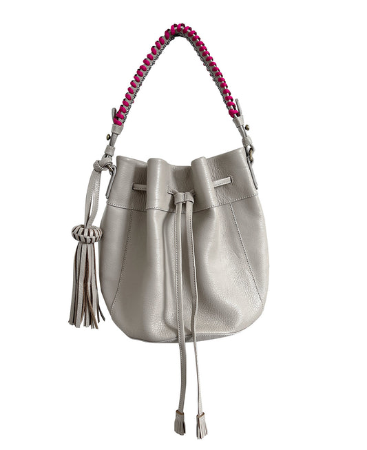 Bucket Bag Joce Taupe Leather Bag