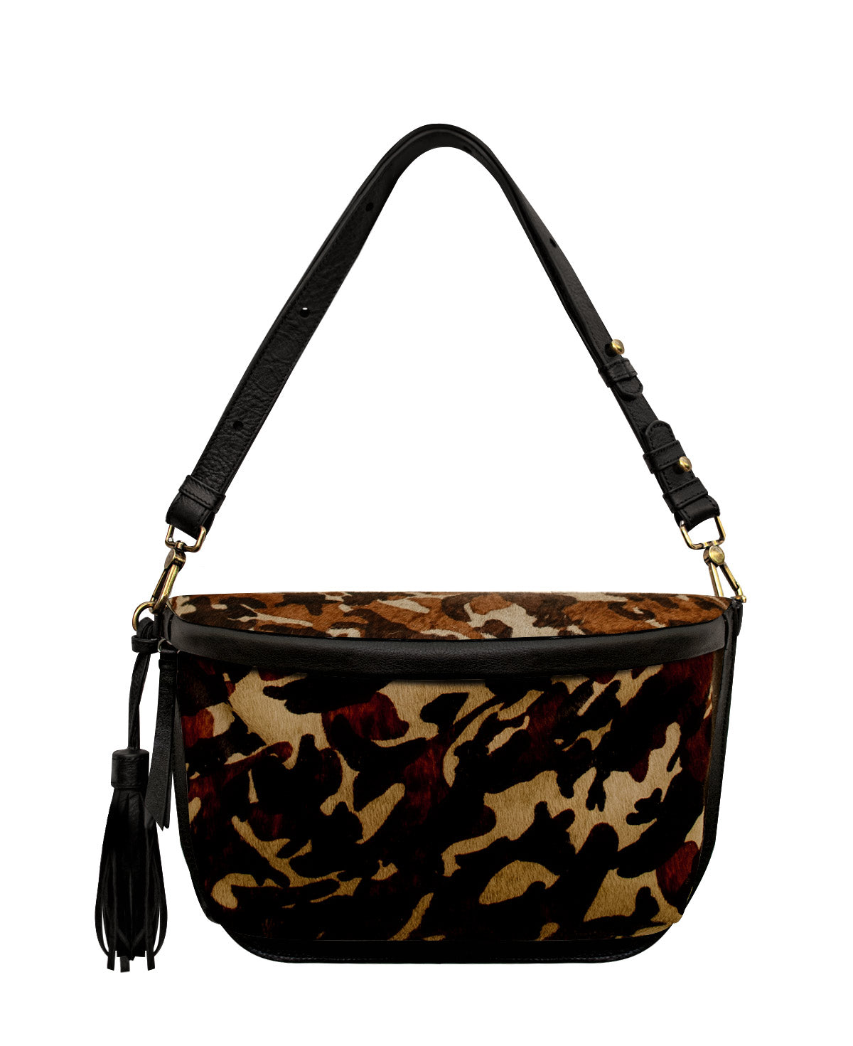 The Camo Fur Crossbody Bag