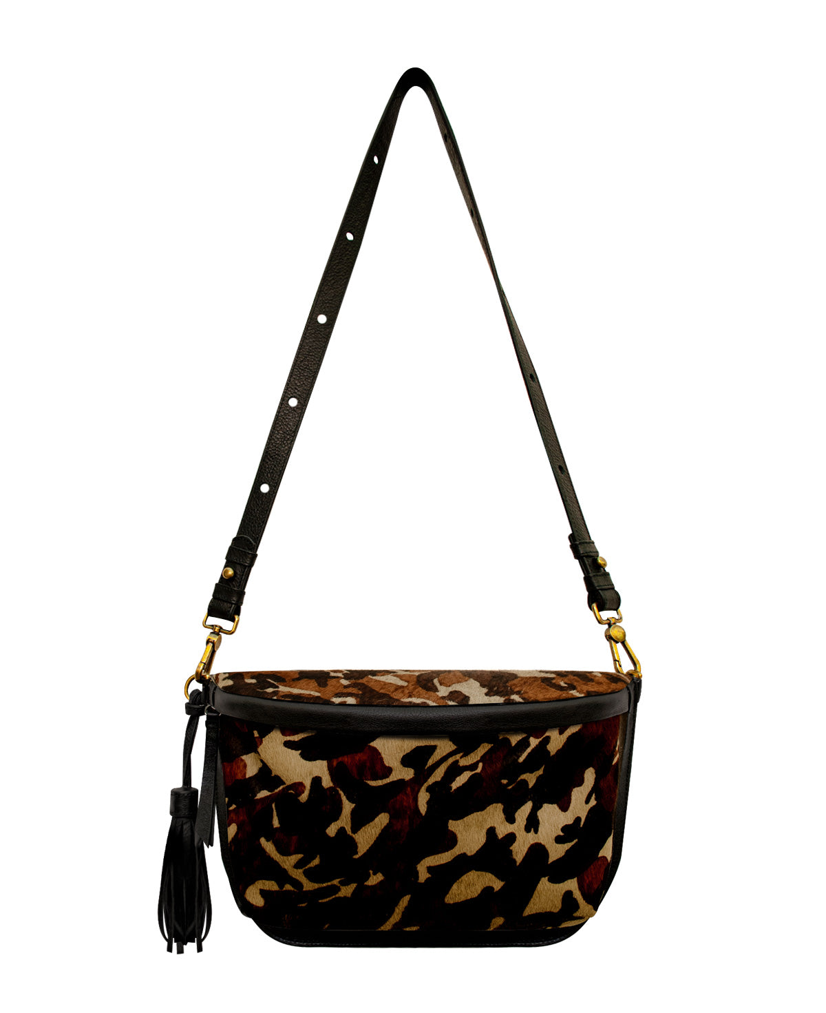 The Camo Fur Crossbody Bag