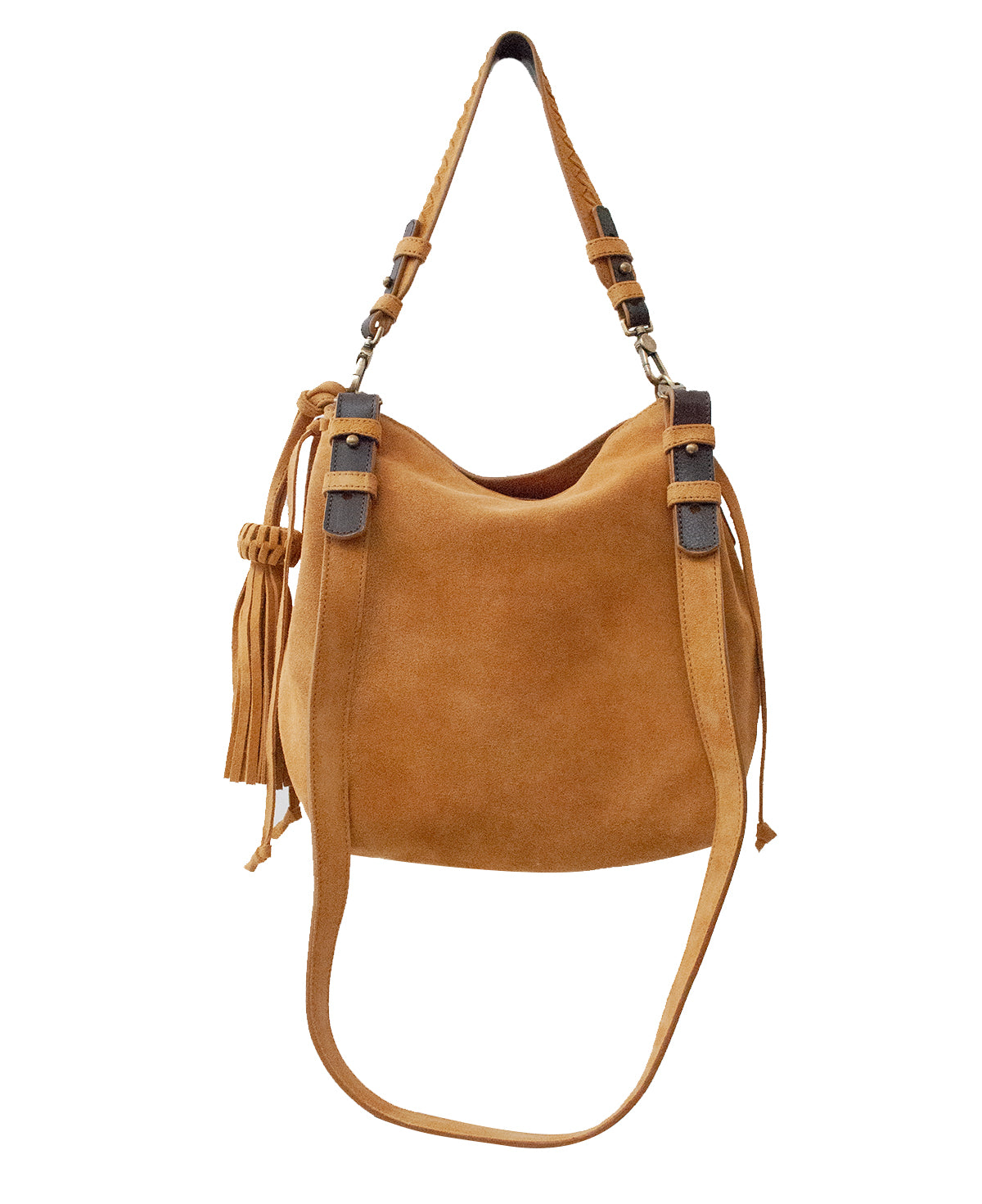 Mini Bacalar Crossbody: Radiant Mustard Genuine Suede