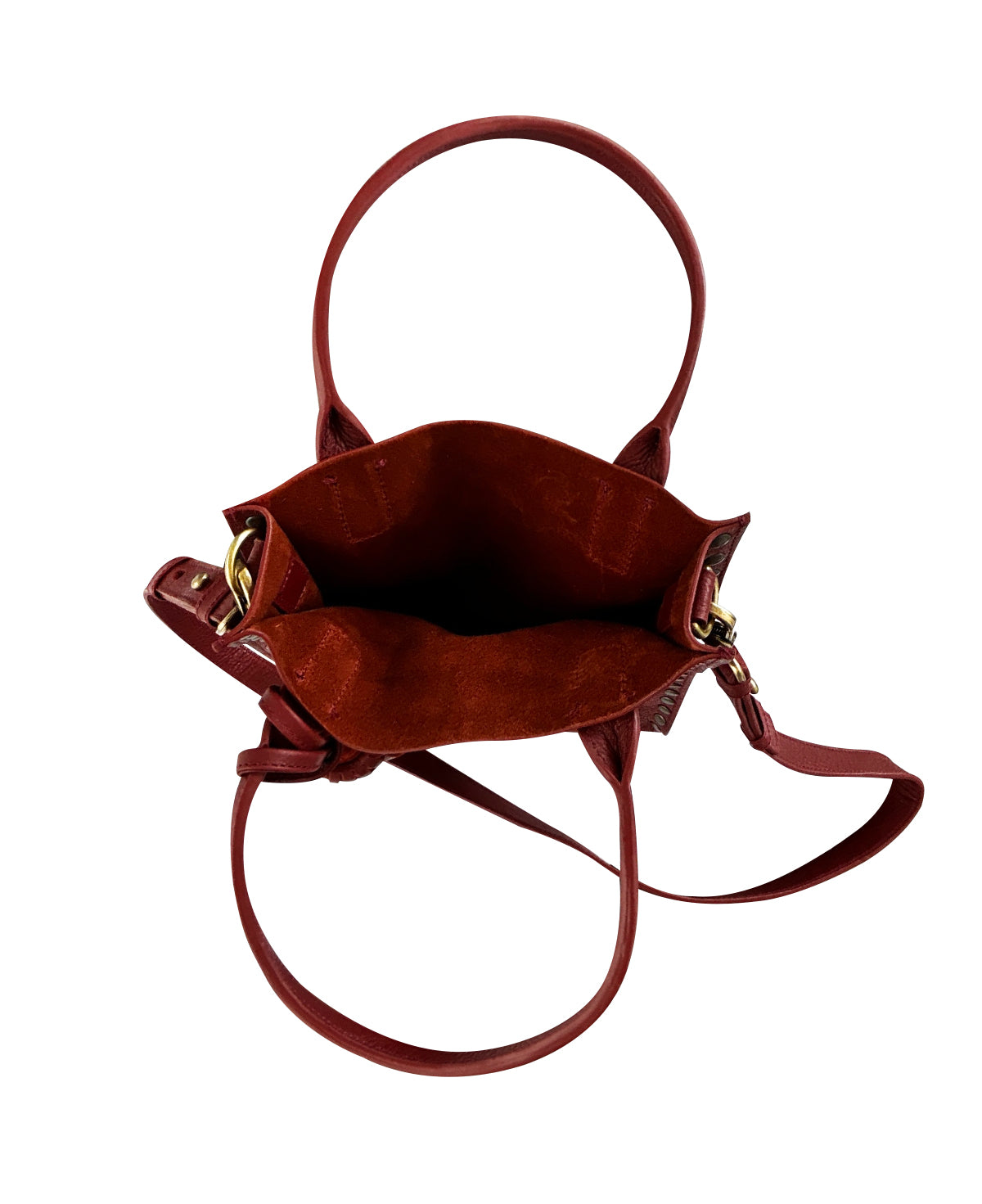 Mini Tzeltal Cognac Leather Crossbody bag