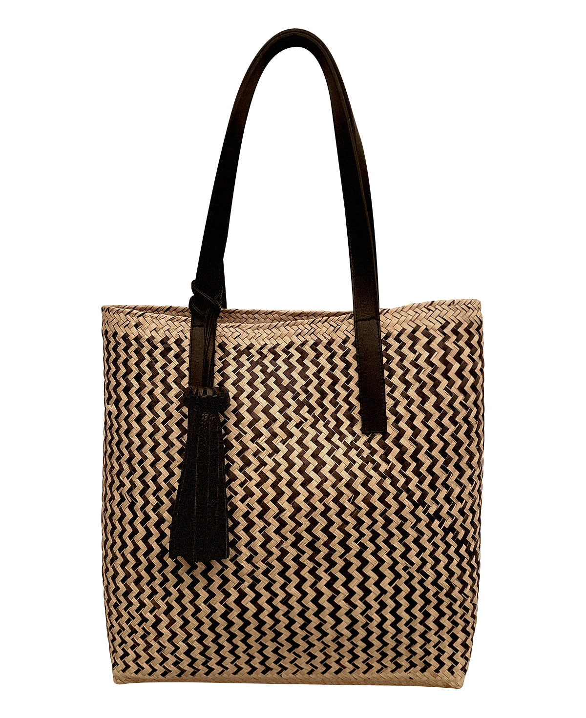  Natural Palm Leaf Oversized Tote
