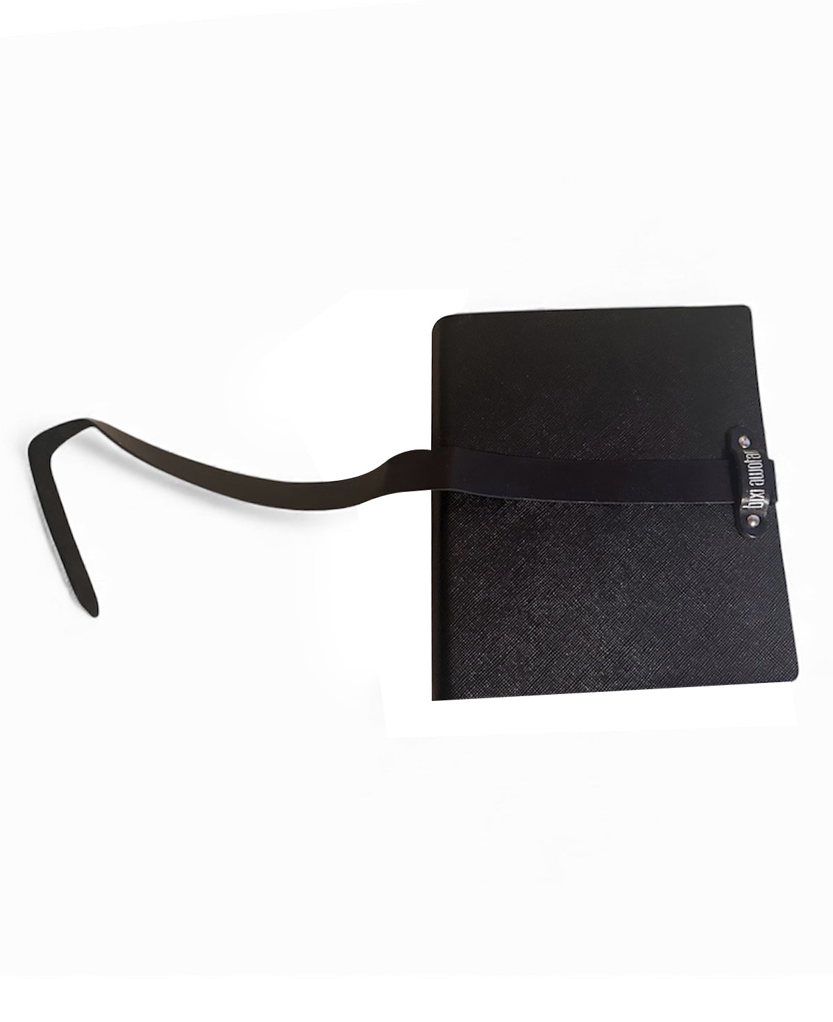 Textured Black Leather Thick Journal: Executive Gift, Agenda & Travel Notebook