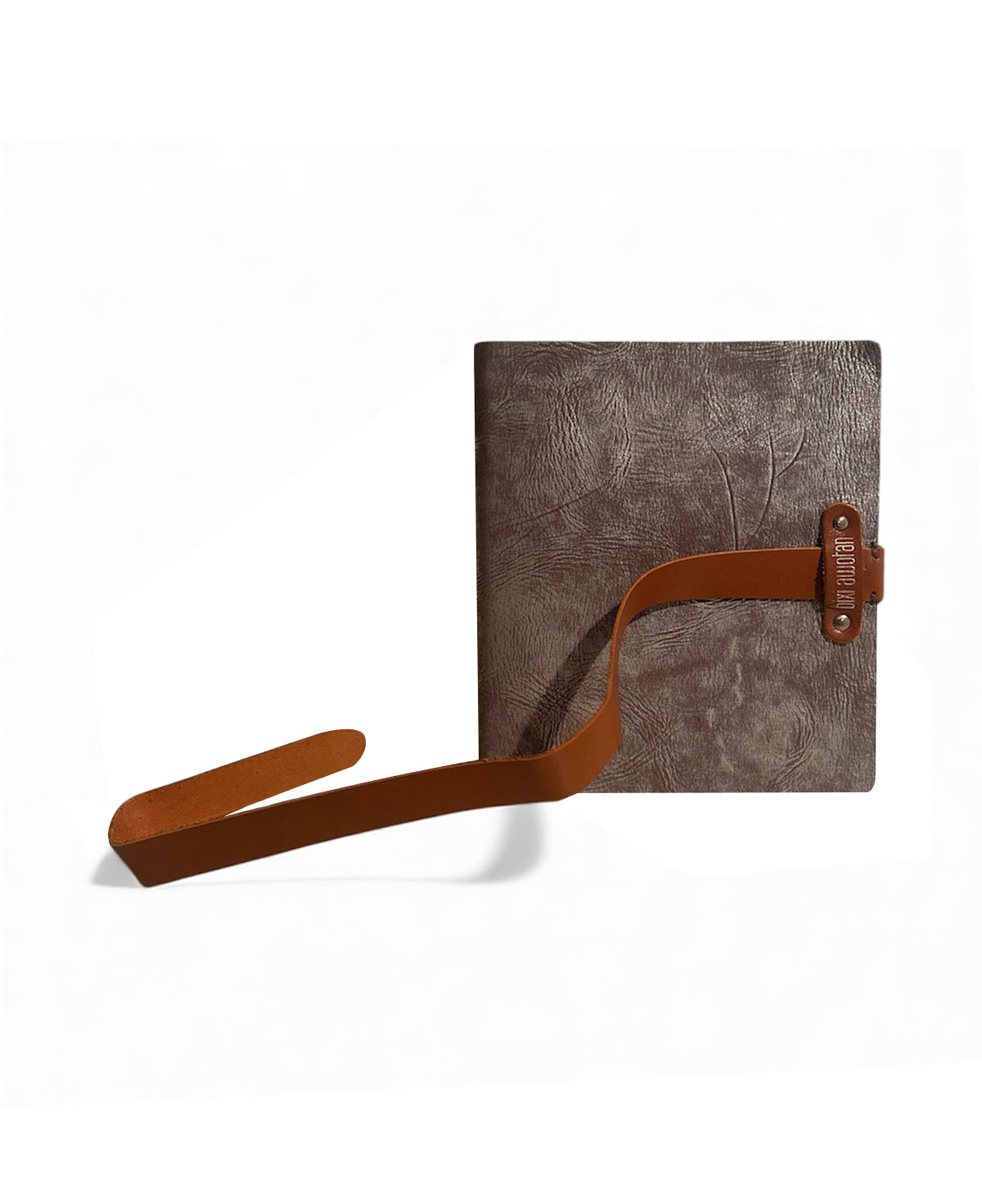 Textured Brown Leather Thick Journal: Executive Gift, Agenda & Travel Notebook