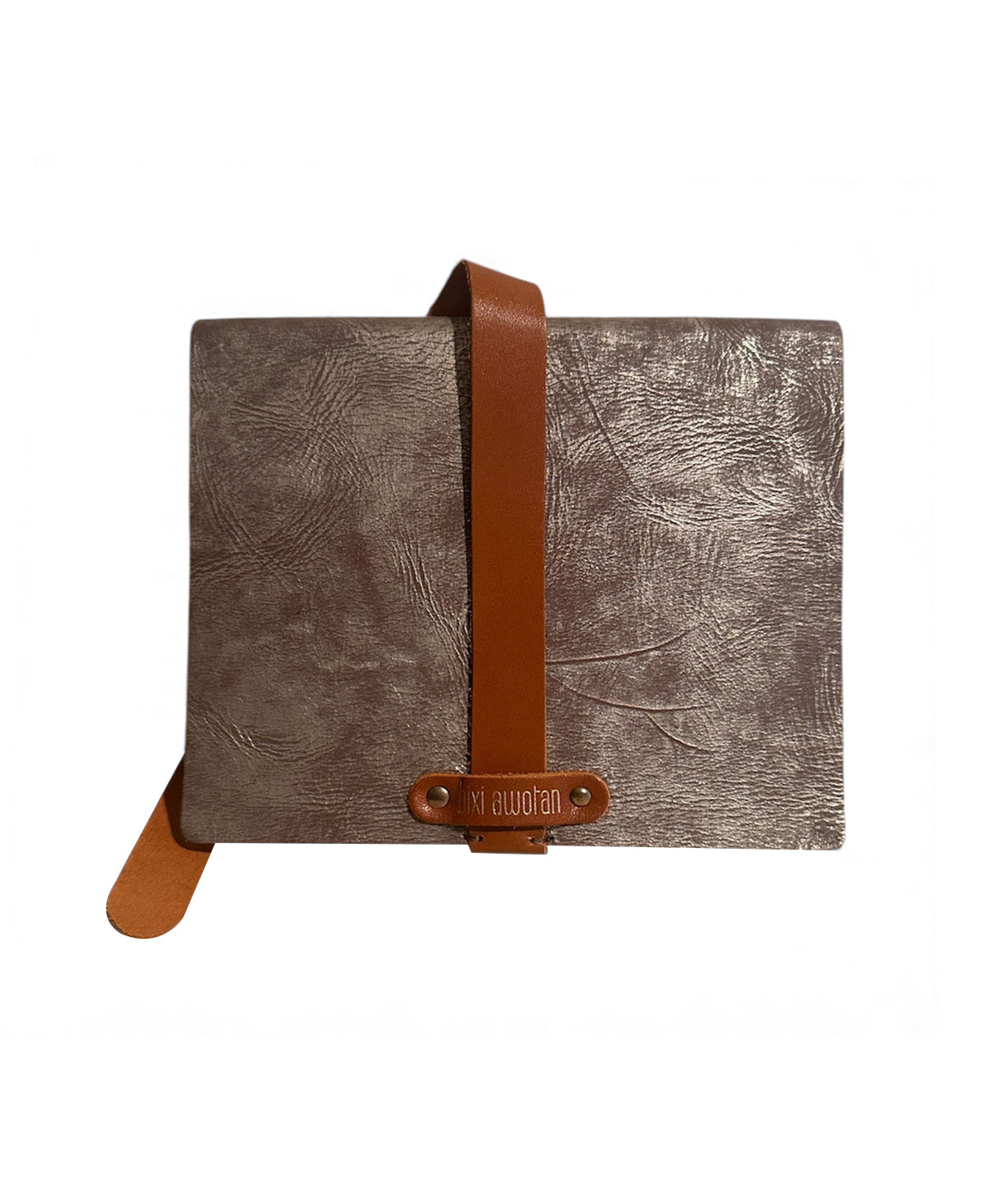 Textured Brown Leather Thick Journal: Executive Gift, Agenda & Travel Notebook