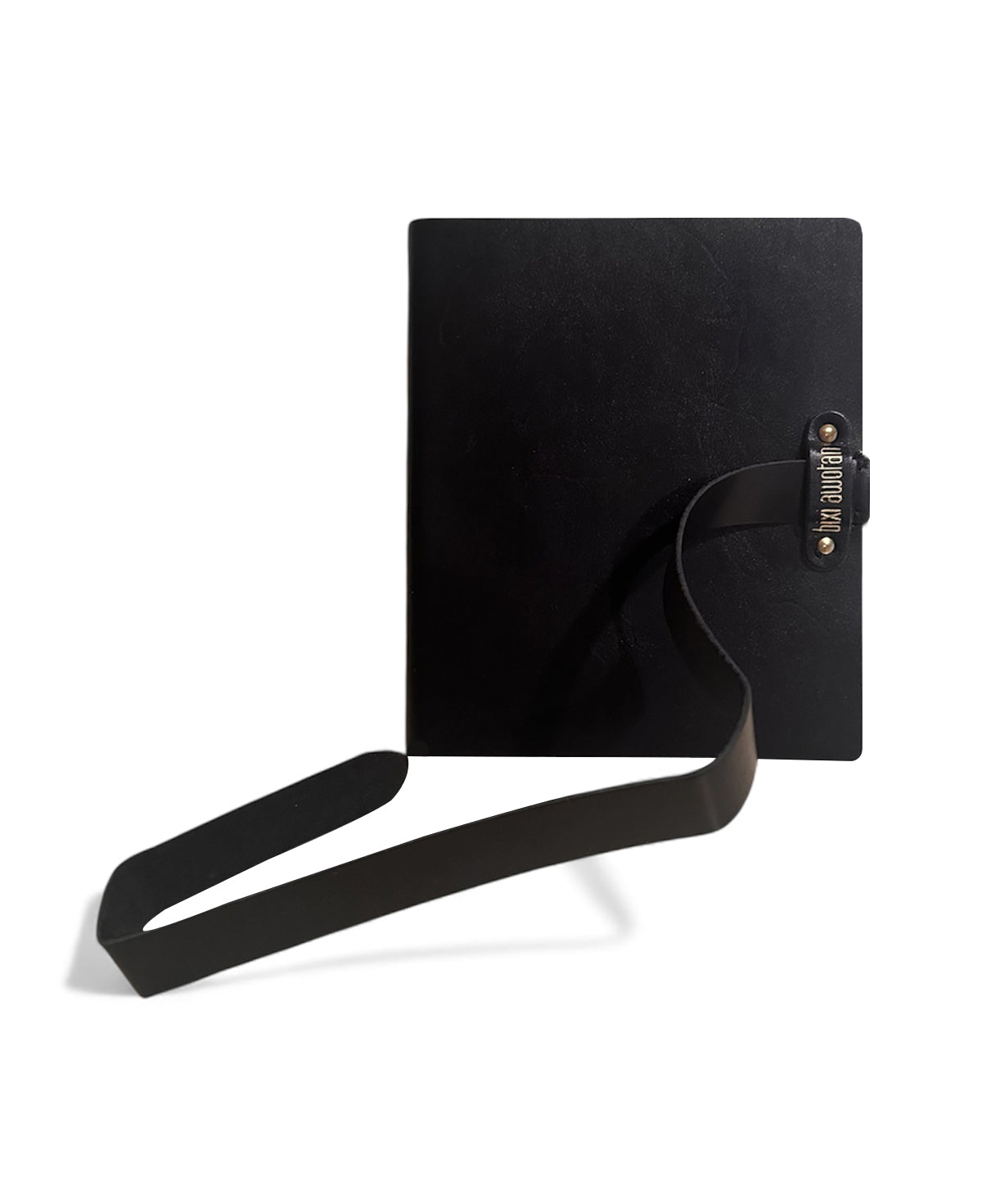 Soft Black Leather Thick Journal: Executive Gift, Agenda & Travel Notebook