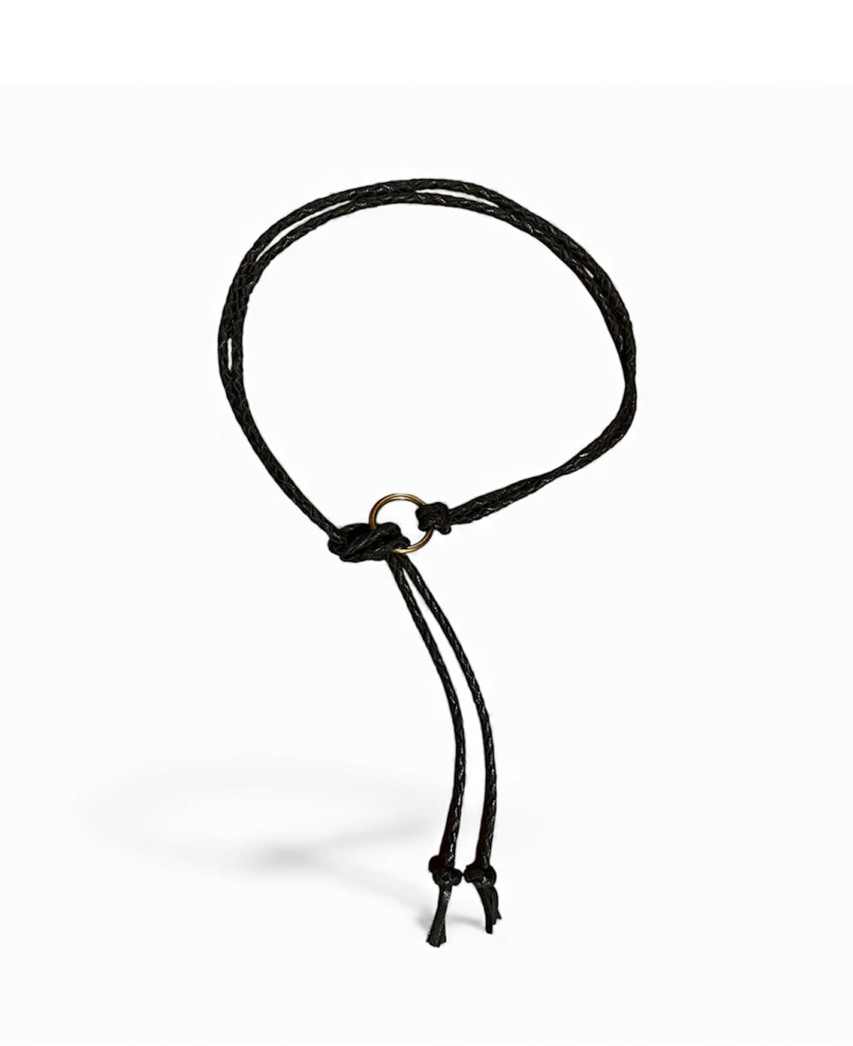 Boho Chic Braided Black Leather Belt & Necklace - Fully Adjustable