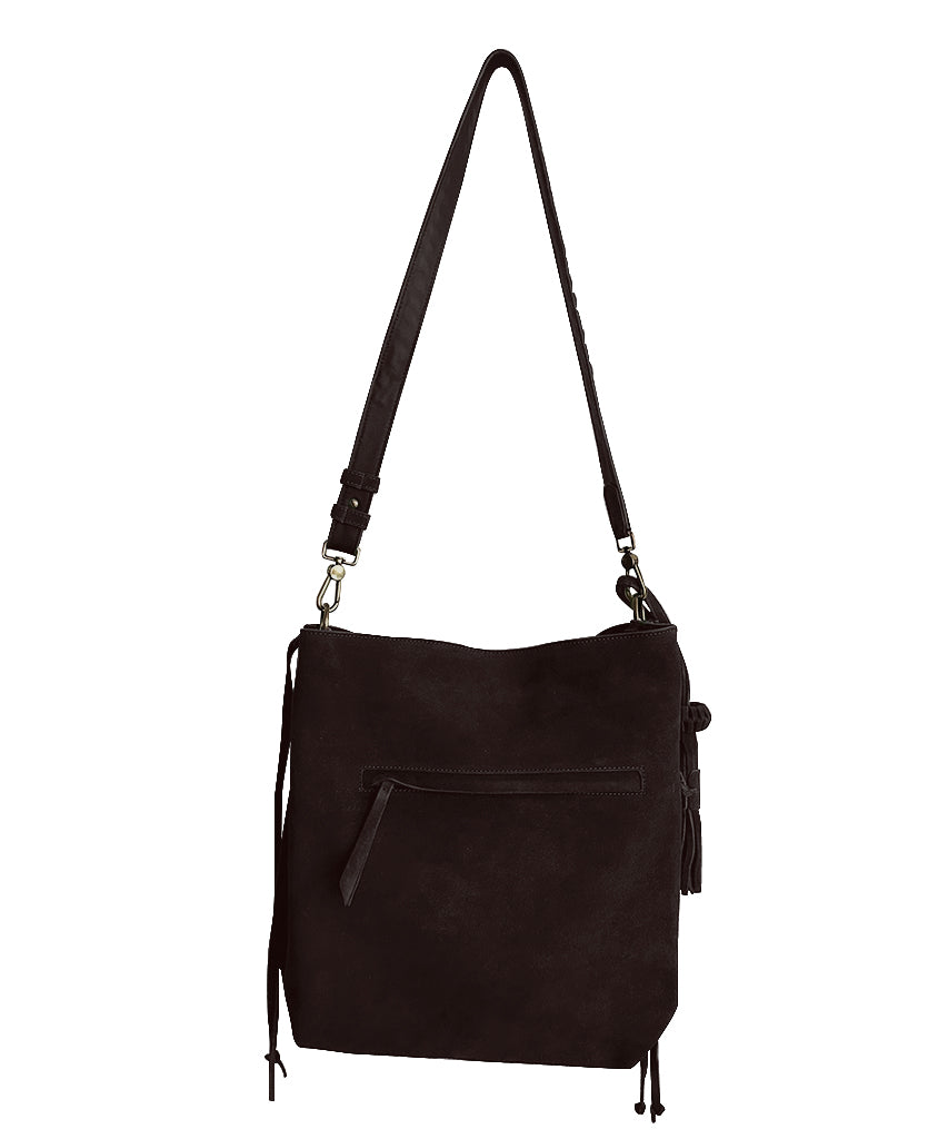 Spacious Leather Shoulder Bag