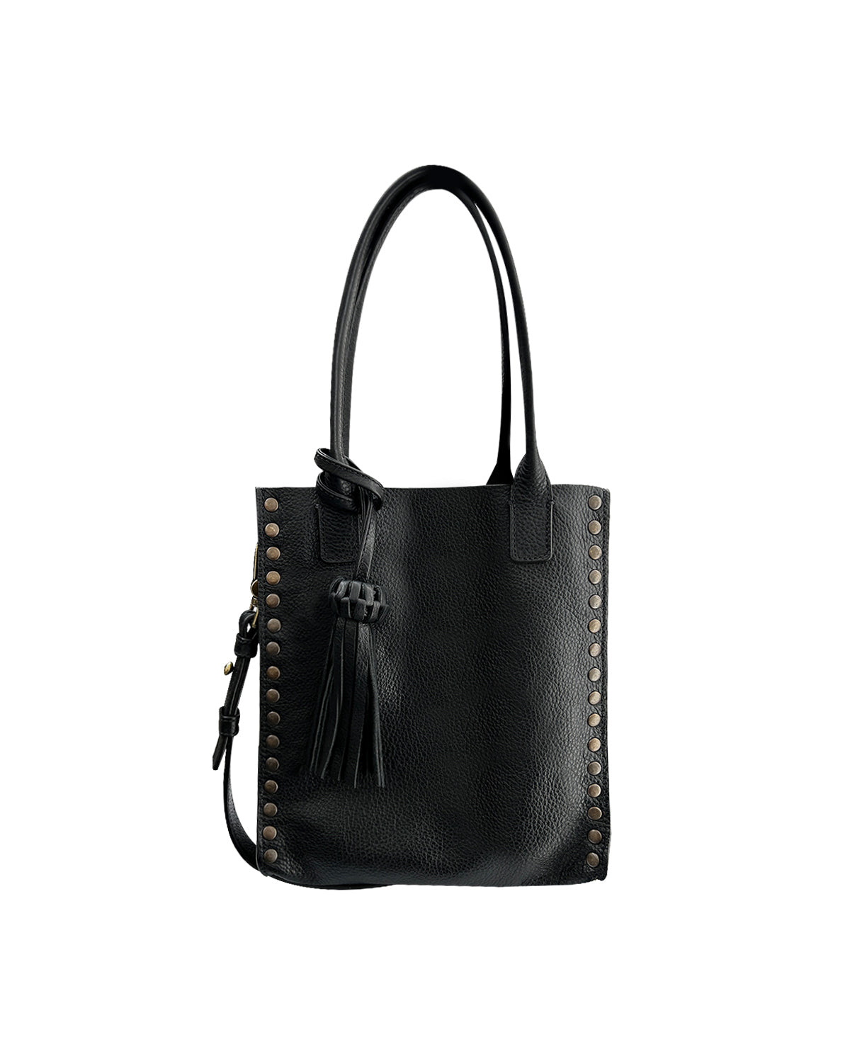 Mini Tzeltal Black Leather Crossbody bag