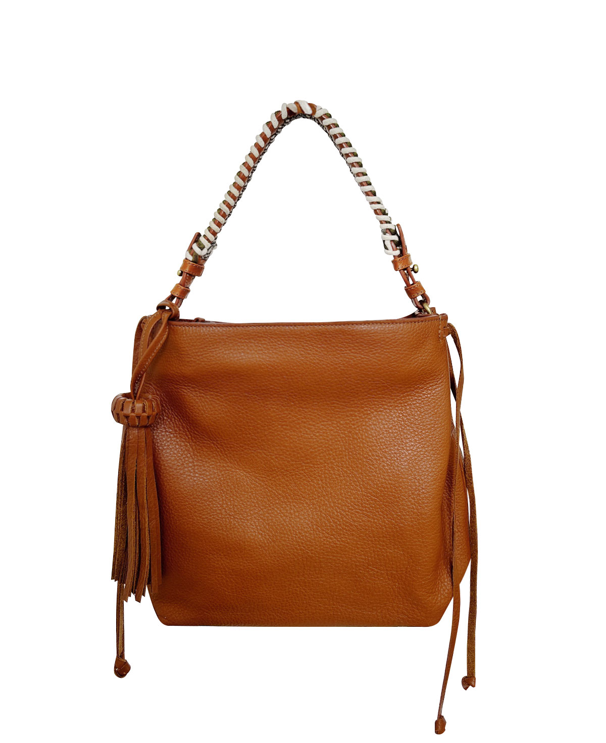 Shoulder Bag Bacalar Tan Leather