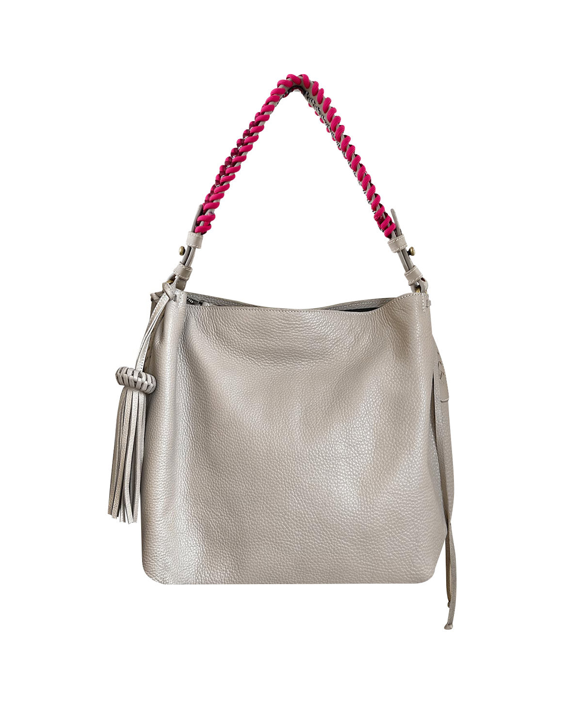 Shoulder Bag Bacalar Taupe Leather