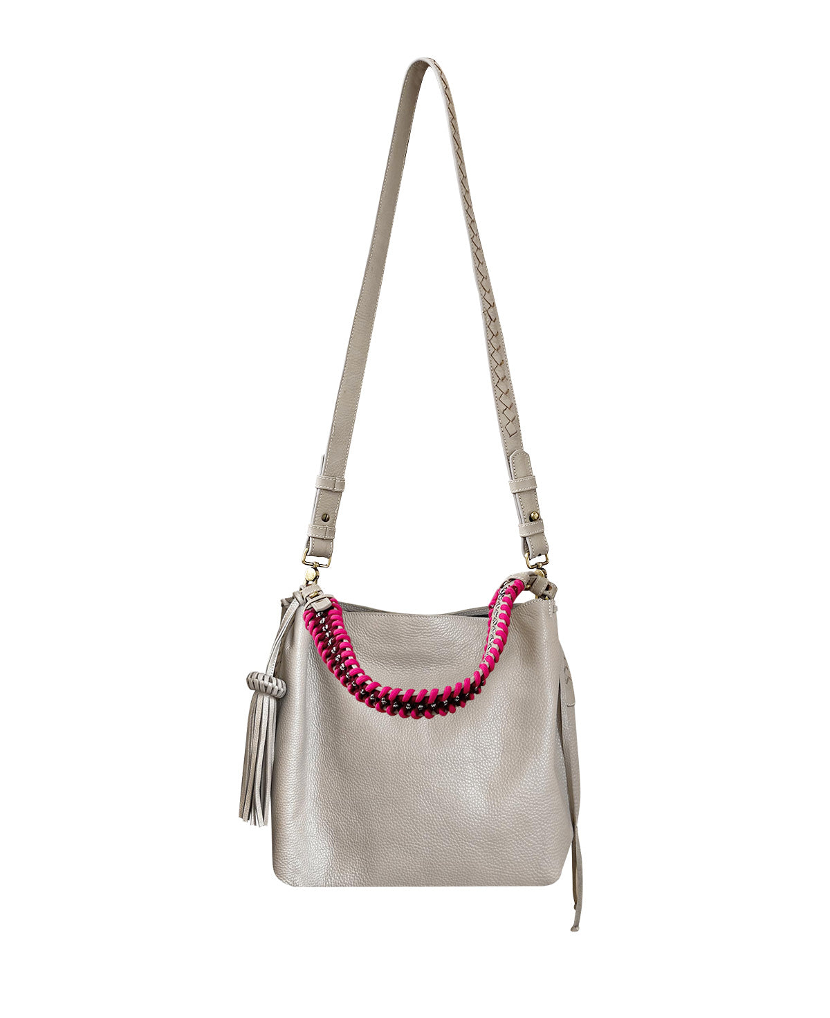 Shoulder Bag Bacalar Taupe Leather