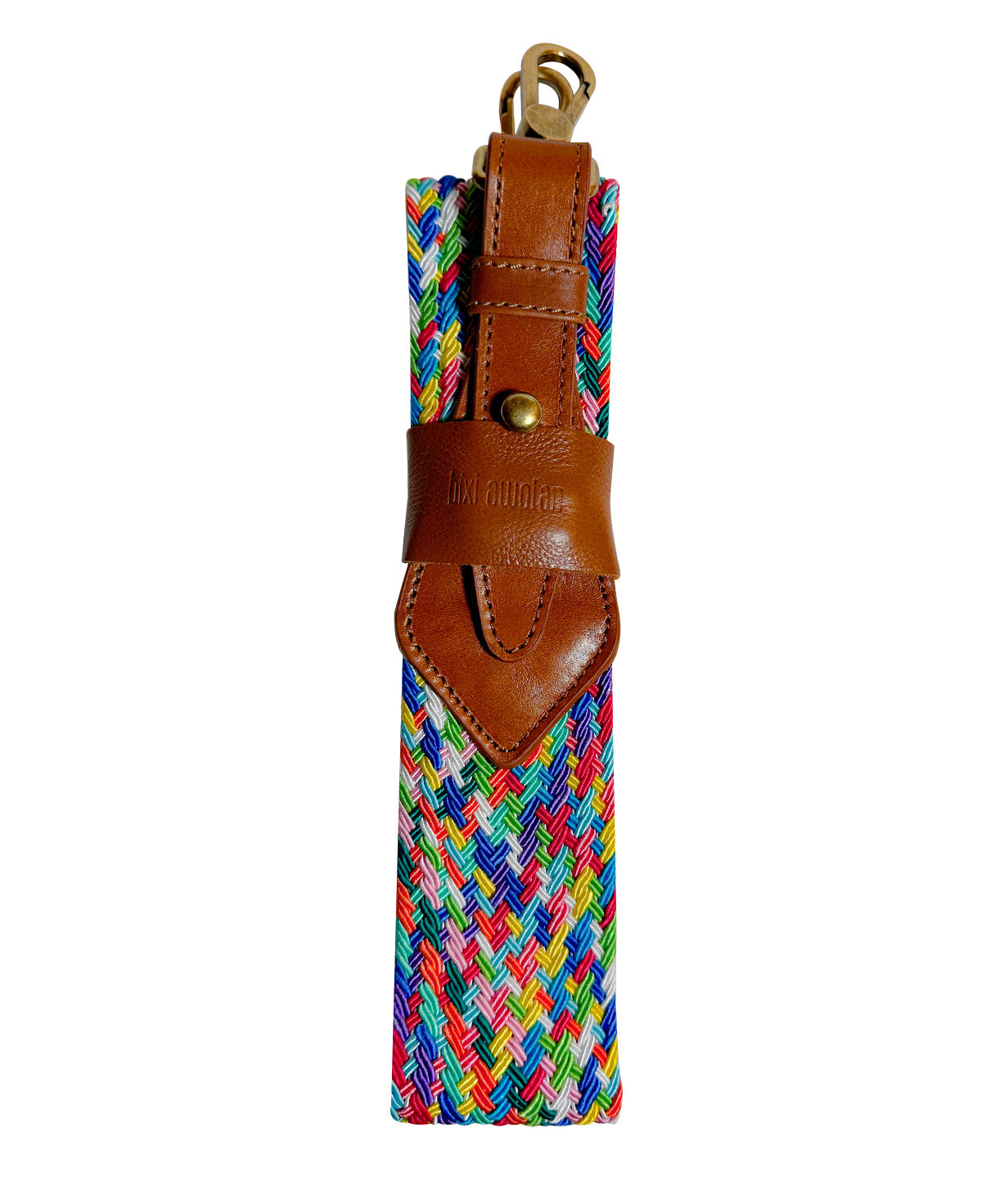 Braided Colorful Wide Shoulder Leather Strap