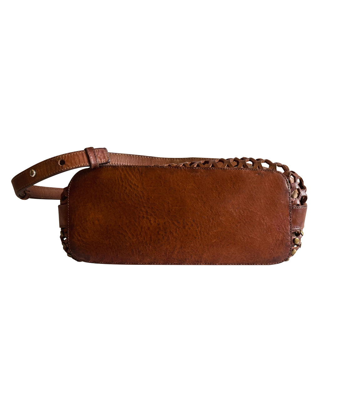 Pre-Owned Tulum Leather Handbag (Studs) | Sustainable Style
