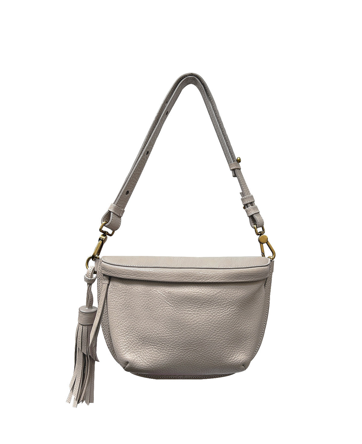 Fem Taupe Leather Fanny pack - Crossbody