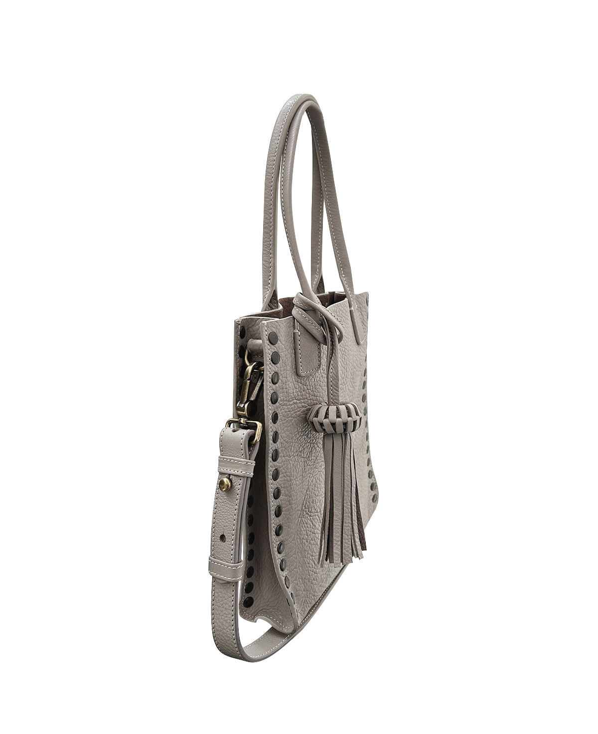 Mini Tzeltal Taupe Leather Crossbody bag