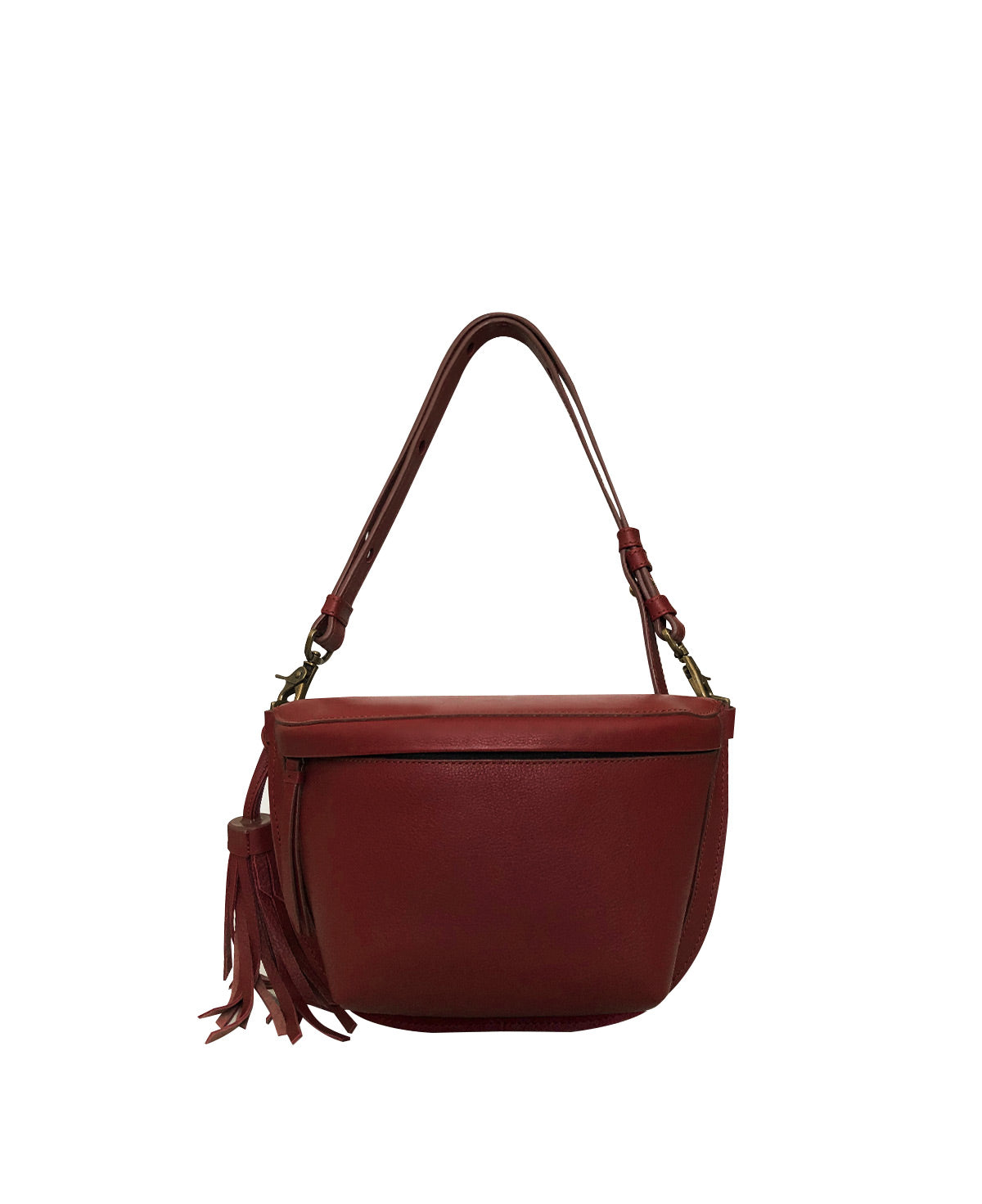 Fem Cognac Leather Fanny pack - Crossbody