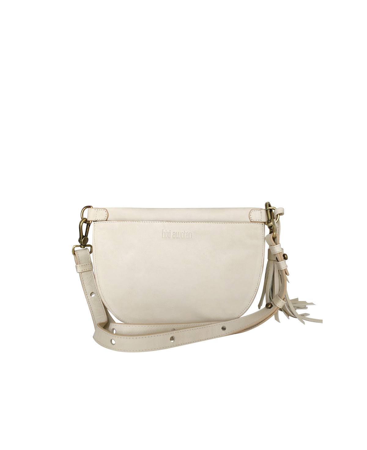 Fem Ivory Leather Fanny pack - Crossbody