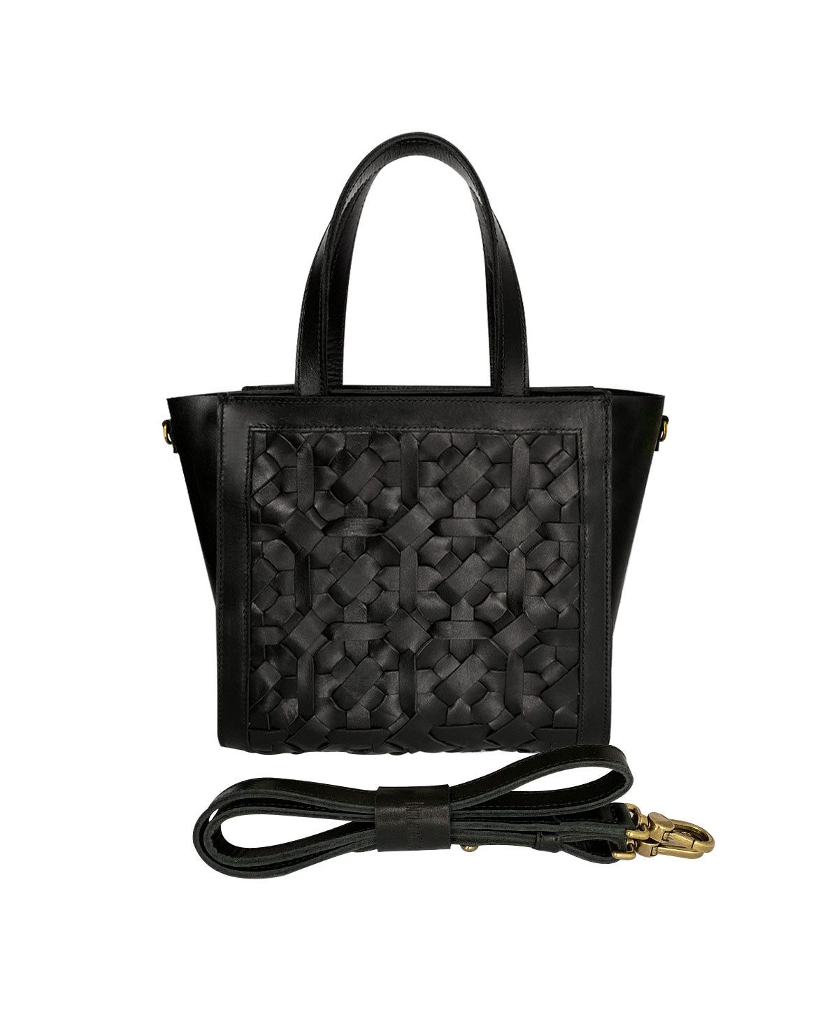Kari Black Leather Handbag