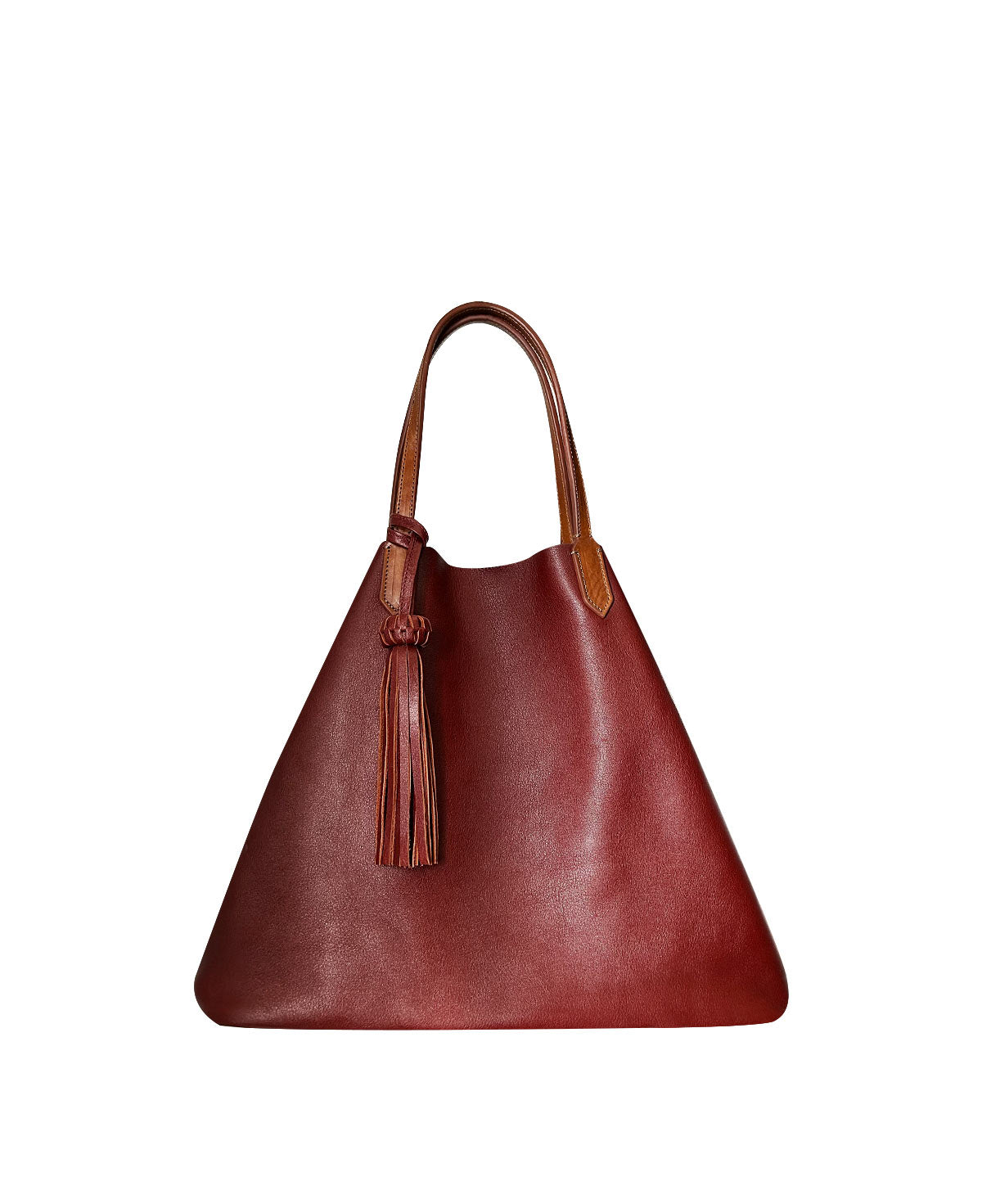 Large Tote Cognac Lidia Leather Bag