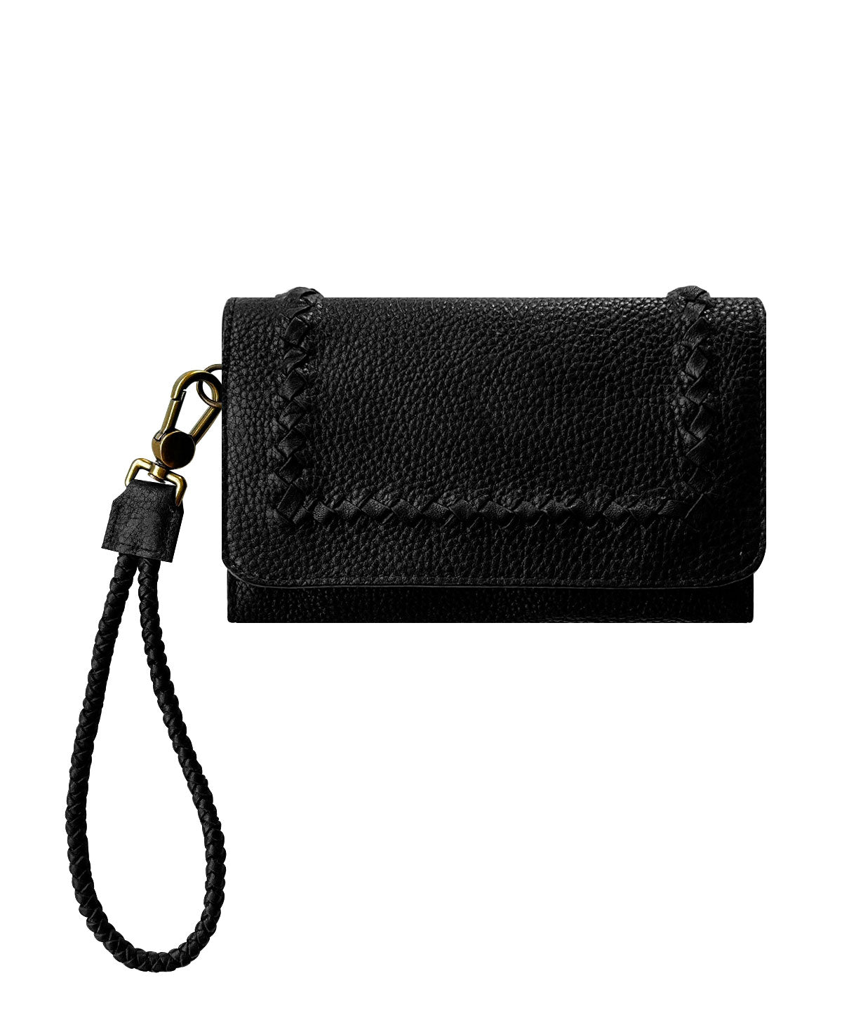 Black Mila Bifold Leather Wallet