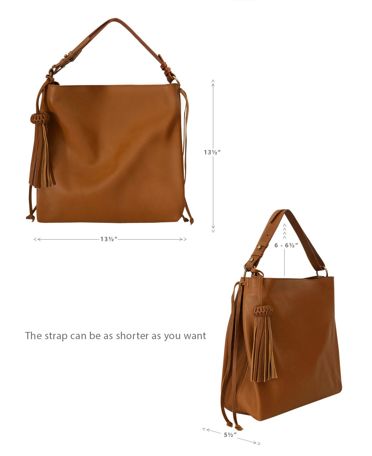 Shoulder Bag Bacalar Bis Tan Leather