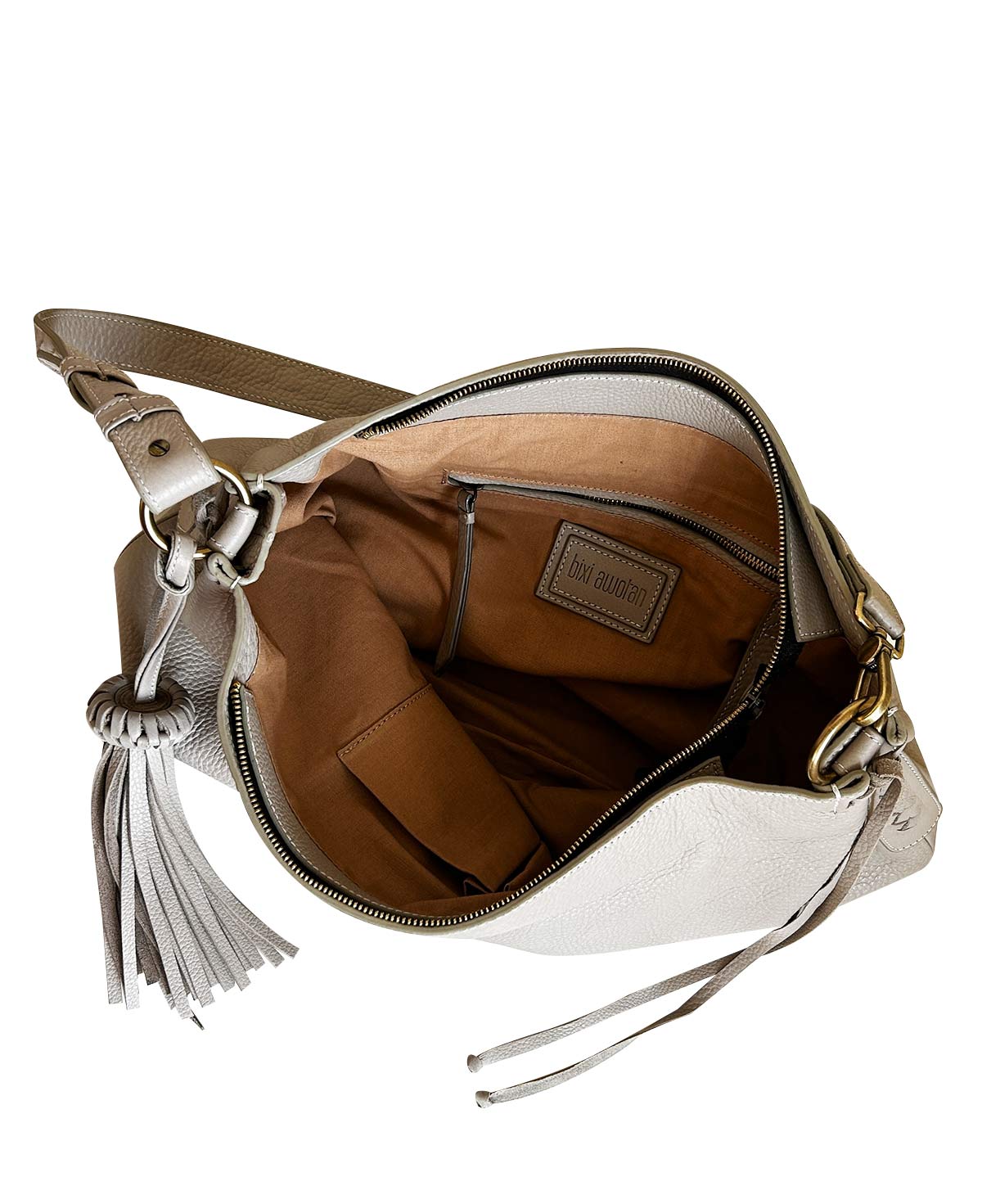 Shoulder Bag Bacalar Taupe Leather