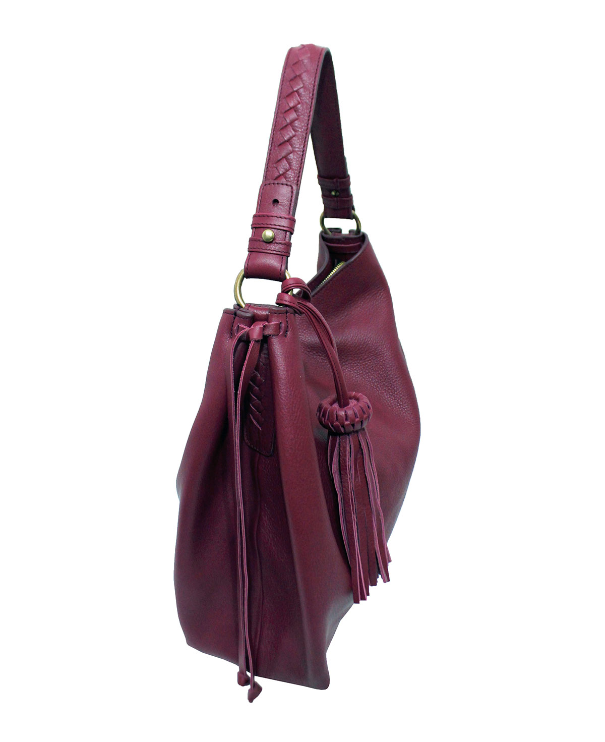 Shoulder Bag Bacalar Magenta Leather
