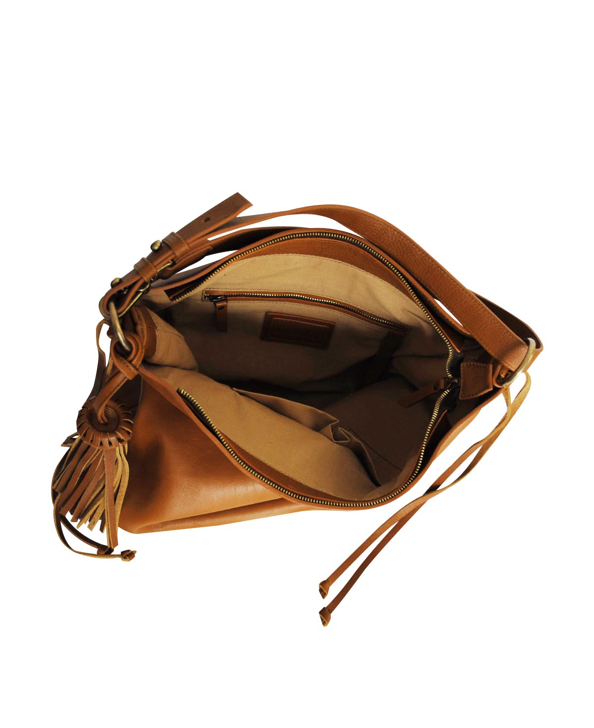 Shoulder Bag Bacalar Bis Tan Leather