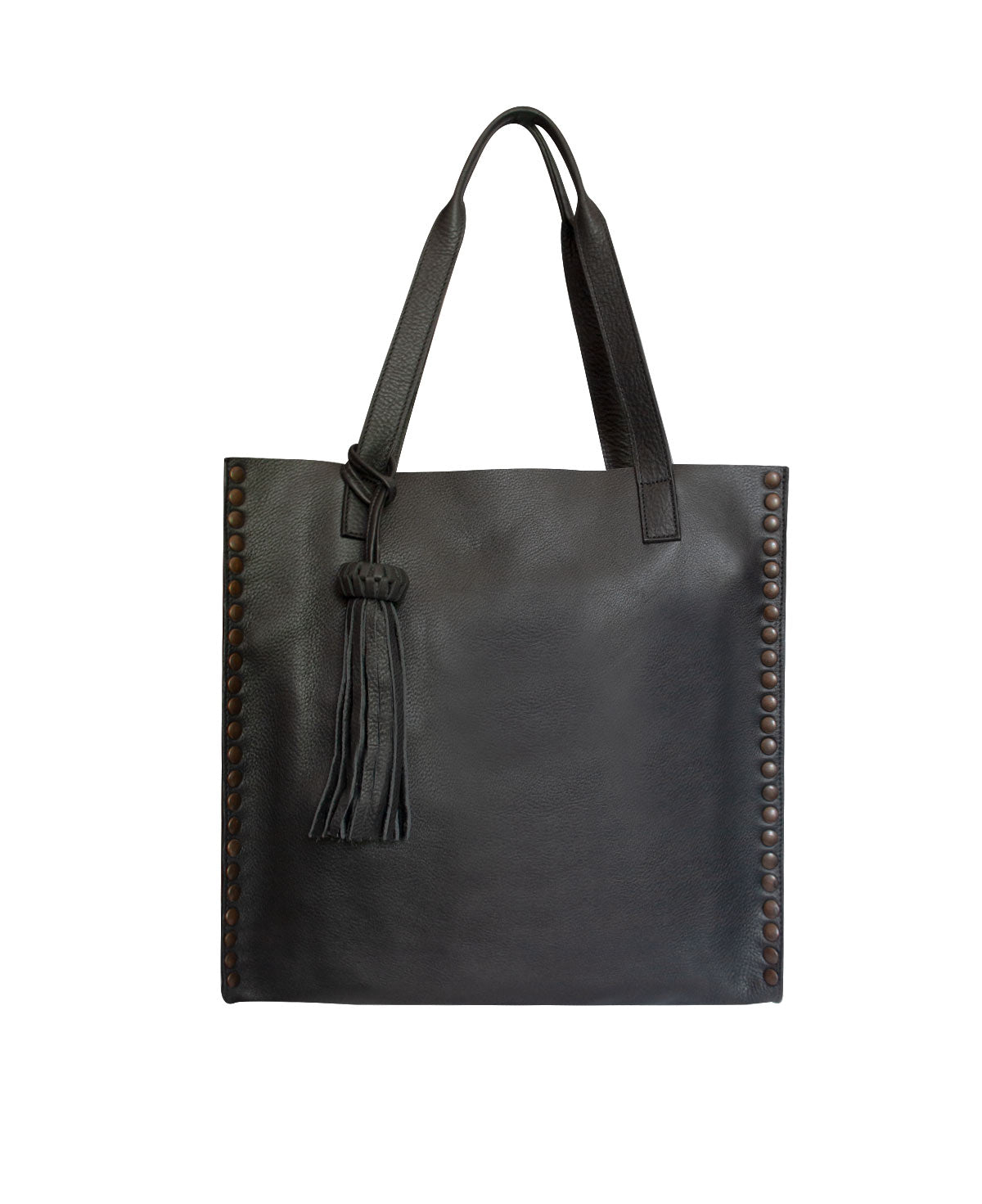 Tote Black Leather Tzeltal Bag
