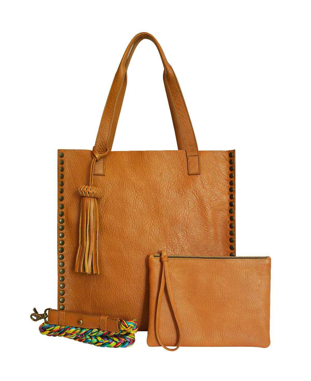 Tote Tan Leather Tzeltal Bag