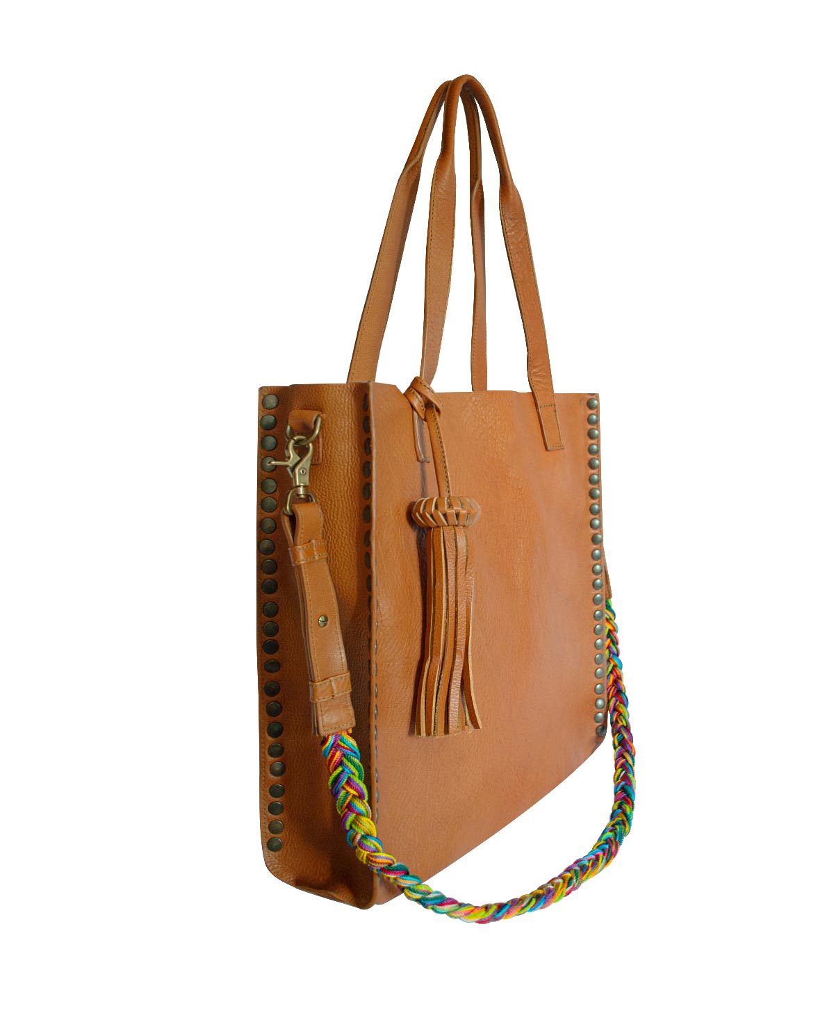 Tote Tan Leather Tzeltal Bag