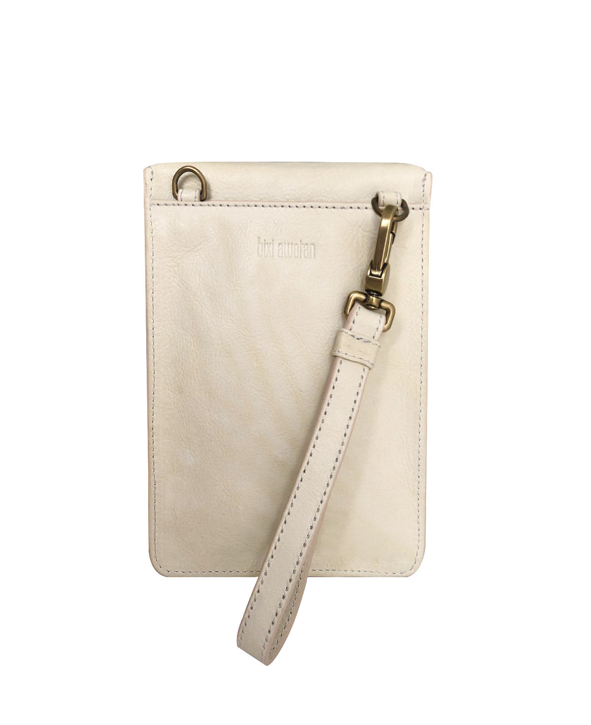 Uma Ivory Leather Crossbody bag