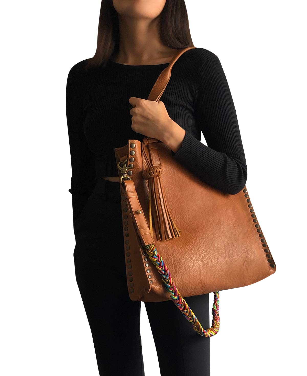 Tote Tan Leather Tzeltal Bag